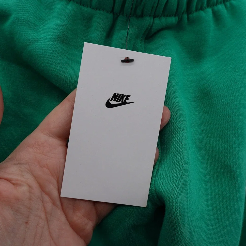 Nike Club‎ Fleece Kids Joggers Sweatpants Green Youth Small Athletic NEW